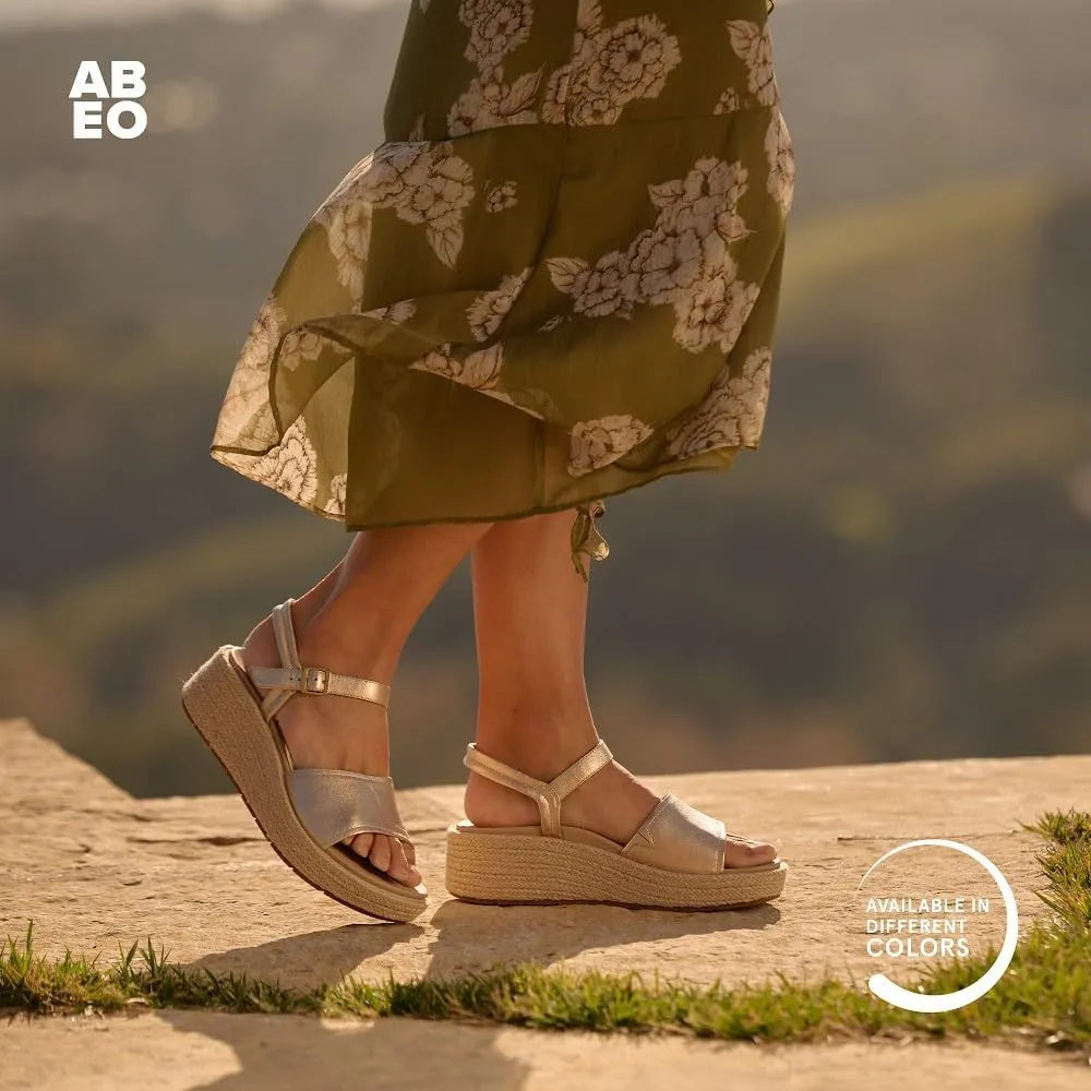 ABEO Solstice Buckle Sandals For Women | Arch Support Sandals Women's | Arch Support | Built-In Orthotic Insole