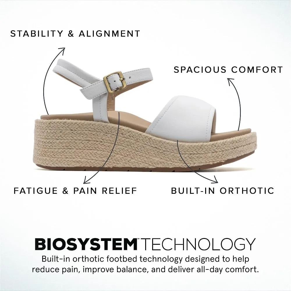 ABEO Solstice Buckle Sandals For Women | Arch Support Sandals Women's | Arch Support | Built-In Orthotic Insole