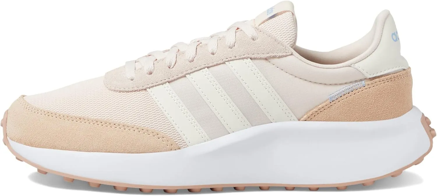 adidas Womens Run 70S Lace Up Sneakers Shoes Casual - Off White, White