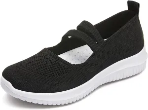 Alexis Leroy Women's Mesh Casual Walking Shoes Comfy Knit Sneakers