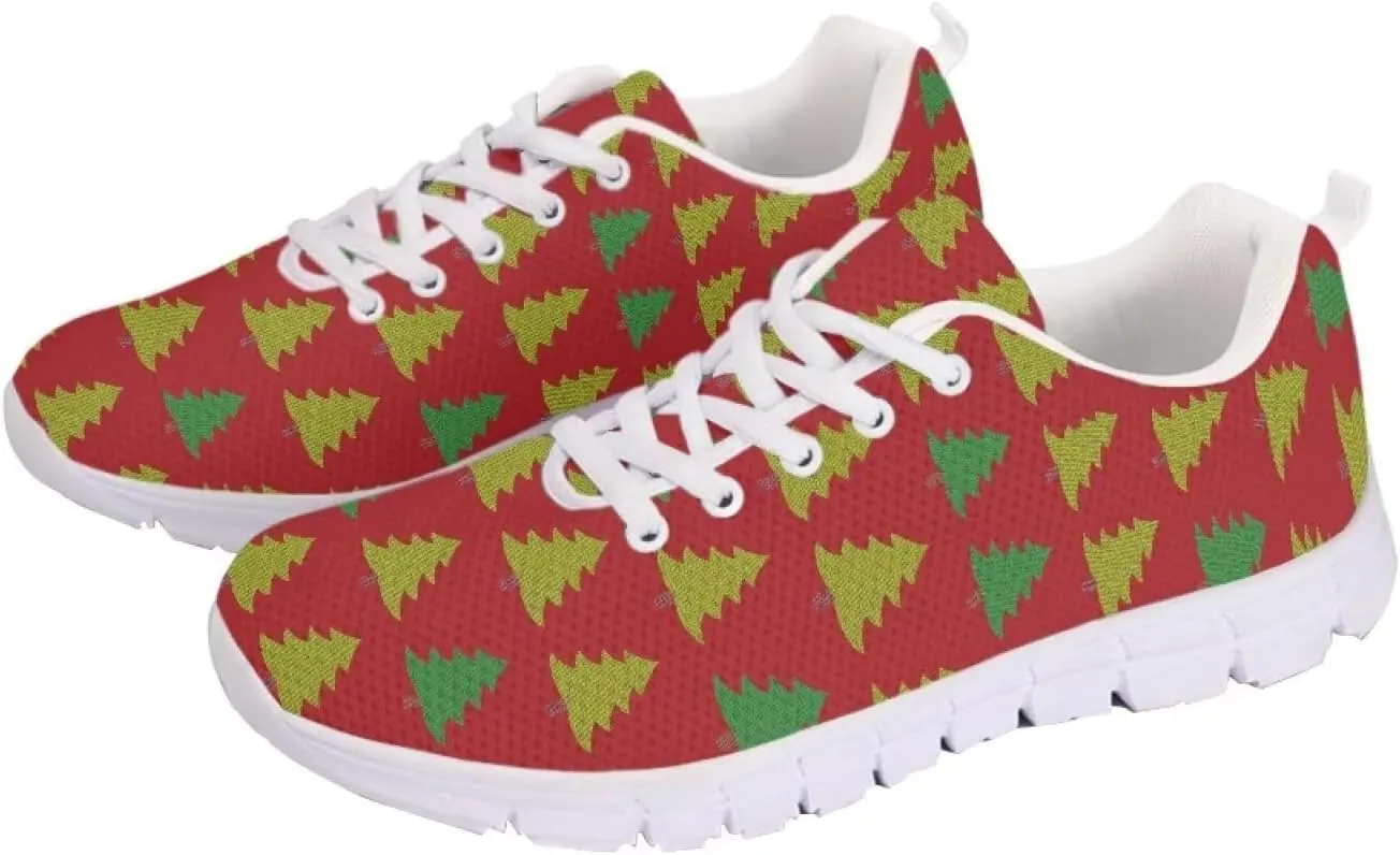 AmzPrint Women Men Fashion Sneakers White Sole Mesh Shoes for Women Comfy Workout Road Running Walking Shoes Size 5.5-13.5