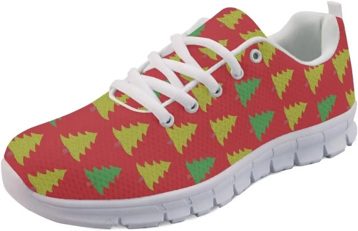 AmzPrint Women Men Fashion Sneakers White Sole Mesh Shoes for Women Comfy Workout Road Running Walking Shoes Size 5.5-13.5