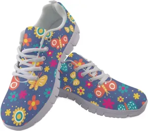 AmzPrint Women Men Walking Shoes Animal Print White Sole Shoes for Women Jogging Tennis Footwear Sneakers Size 5.5-13.5 Us