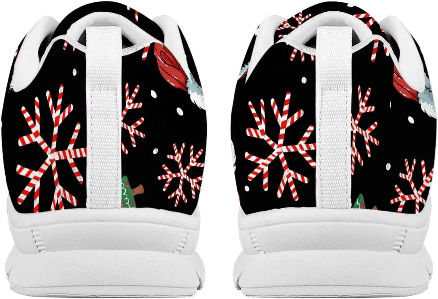 AmzPrint Women Men Workout Athletic Trainer Hiking Camping Walking Sneaker White Sole Shoes for Men Women Shoes Size 5.5-13.5