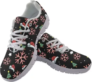 AmzPrint Women Men Workout Athletic Trainer Hiking Camping Walking Sneaker White Sole Shoes for Men Women Shoes Size 5.5-13.5