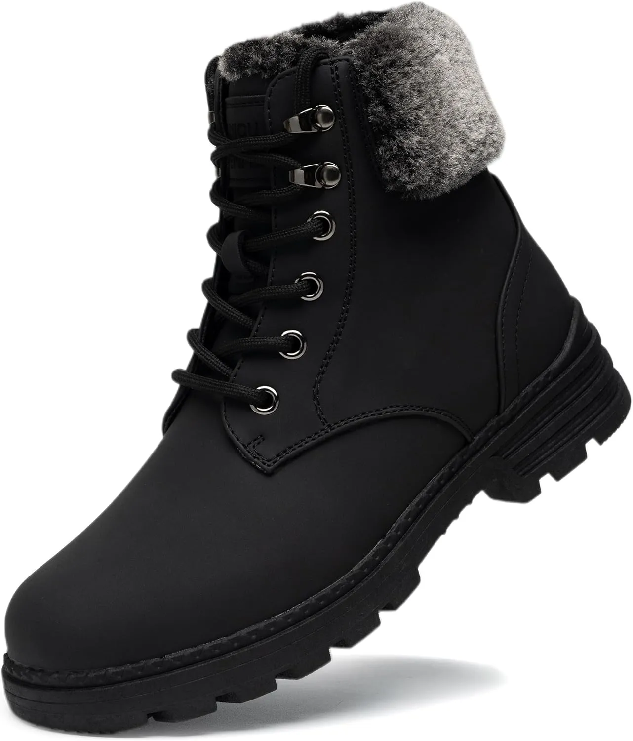 ANJOUFEMME Winter Snow Boots for Women Waterproof, womens Warm work Hiking Boots