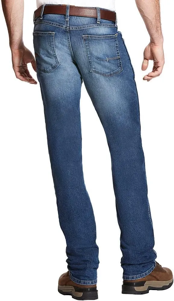 ARIAT Men's Rebar M4 Low Rise Bootcut Jeans in Bodie