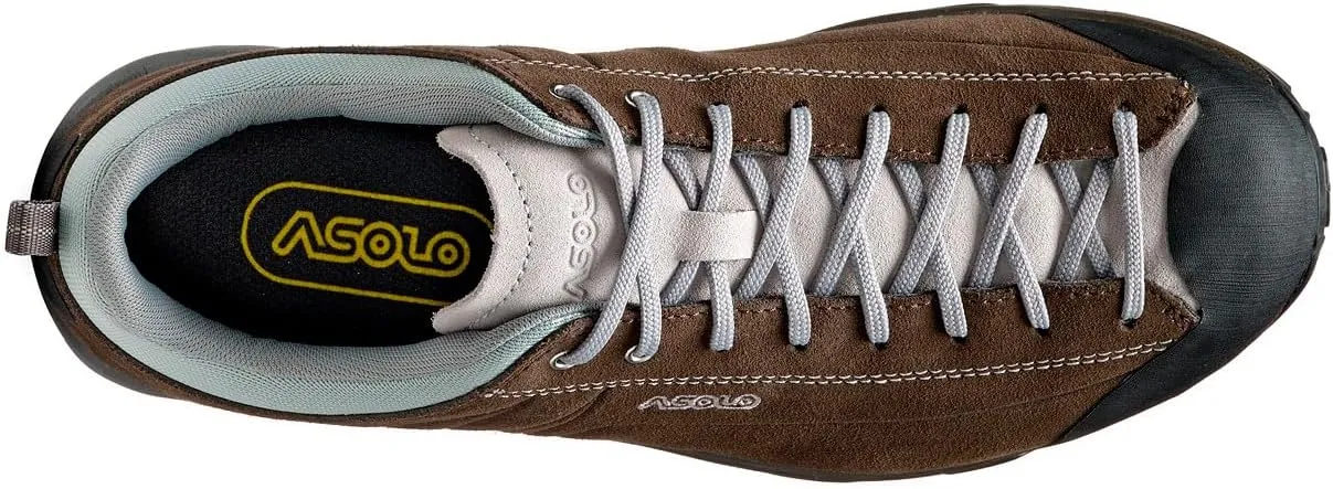 ASOLO Men's Space GV Durable Low-Height Outdoor Hiking Shoes with Suede Upper, Waterproof & Breathable Lining, Rubber Outsole