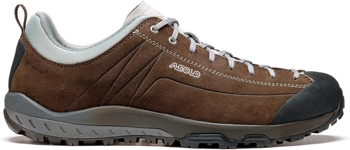 ASOLO Men's Space GV Durable Low-Height Outdoor Hiking Shoes with Suede Upper, Waterproof & Breathable Lining, Rubber Outsole