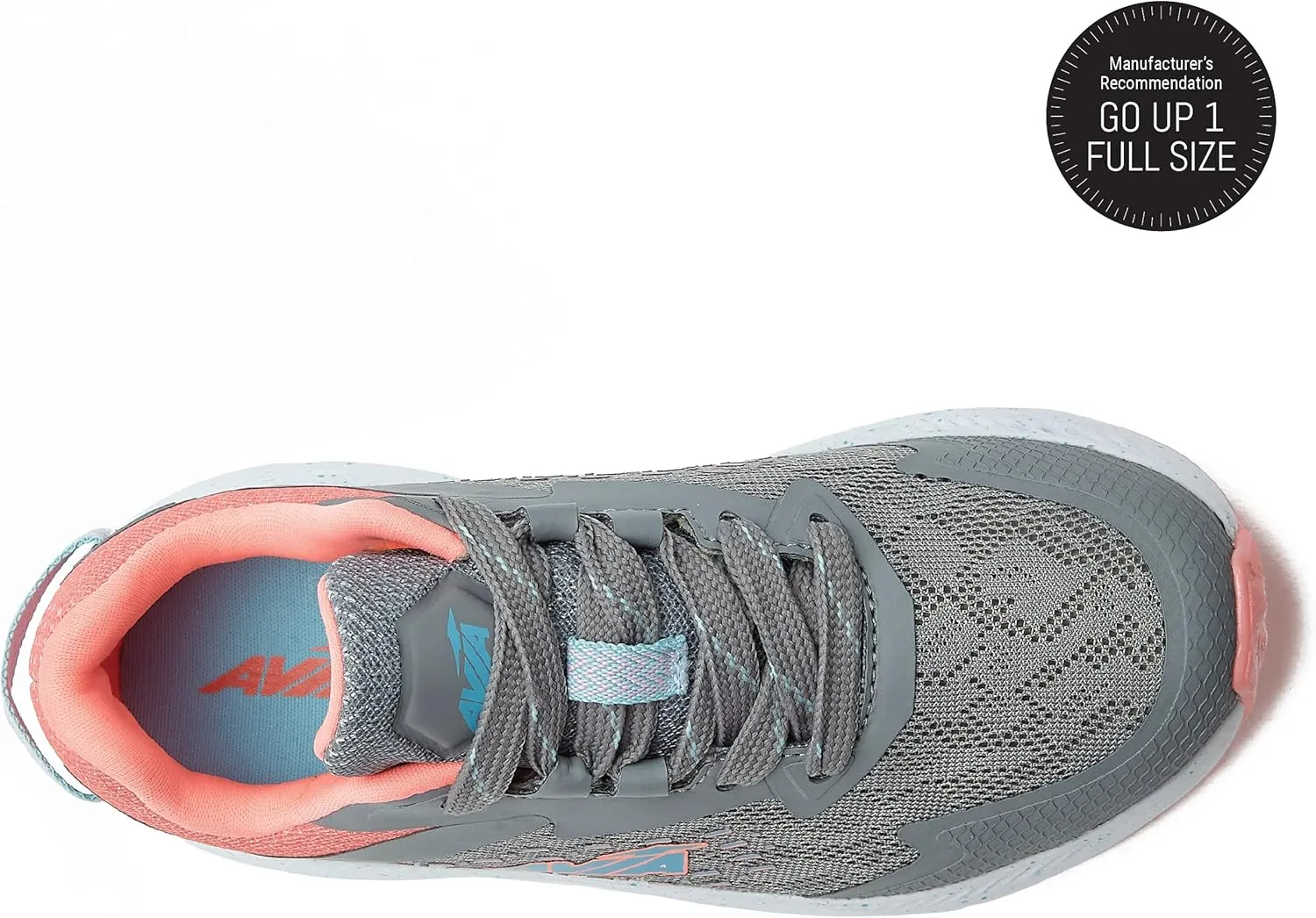 Avia Avi-Storm Girls' Sneakers - Lightweight Tennis, Athletic, Running Shoes for Girls - Toddler, Little Kid, and Big Kid Sizes 11 to 6
