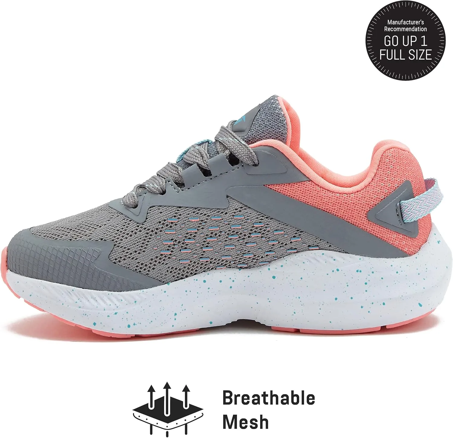 Avia Avi-Storm Girls' Sneakers - Lightweight Tennis, Athletic, Running Shoes for Girls - Toddler, Little Kid, and Big Kid Sizes 11 to 6