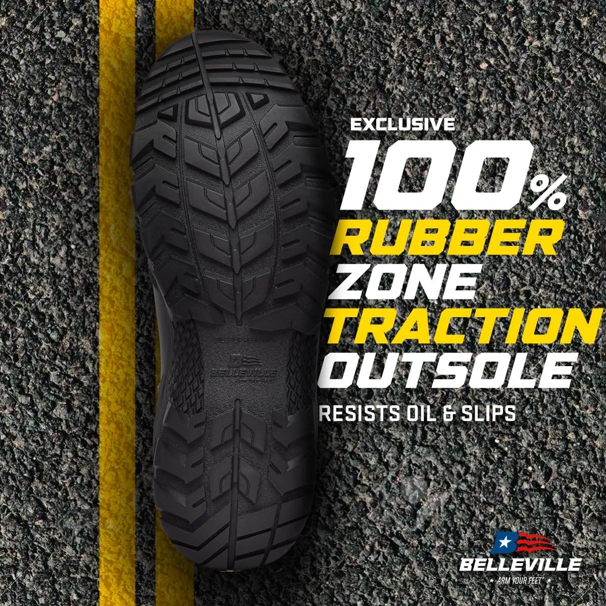 Belleville Spear Point BV918ZWPCT Waterproof Composite-Toe Black Tactical Boots for Men - Designed for Police, EMS, and Security Personnel with Zone Traction Outsole