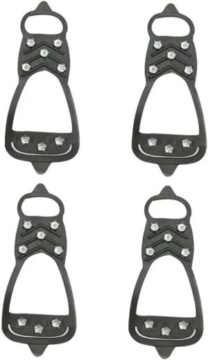 BESTYASH Anti-Slip Eight-Tooth Crampons Ice Climbing Shoes Cover Anti-Skid Crampons Snowfield Cleat for Shoes Ice