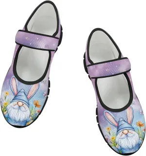 Binienty Mary Jane Shoes Women Wide Width Dress Flats Round Toe Non Slip Low Cut Casual Travel Shoes