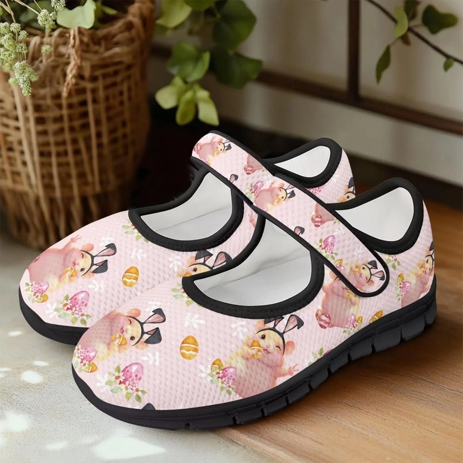 Binienty Mary Jane Shoes Women Wide Width Dress Flats Round Toe Non Slip Low Cut Casual Travel Shoes