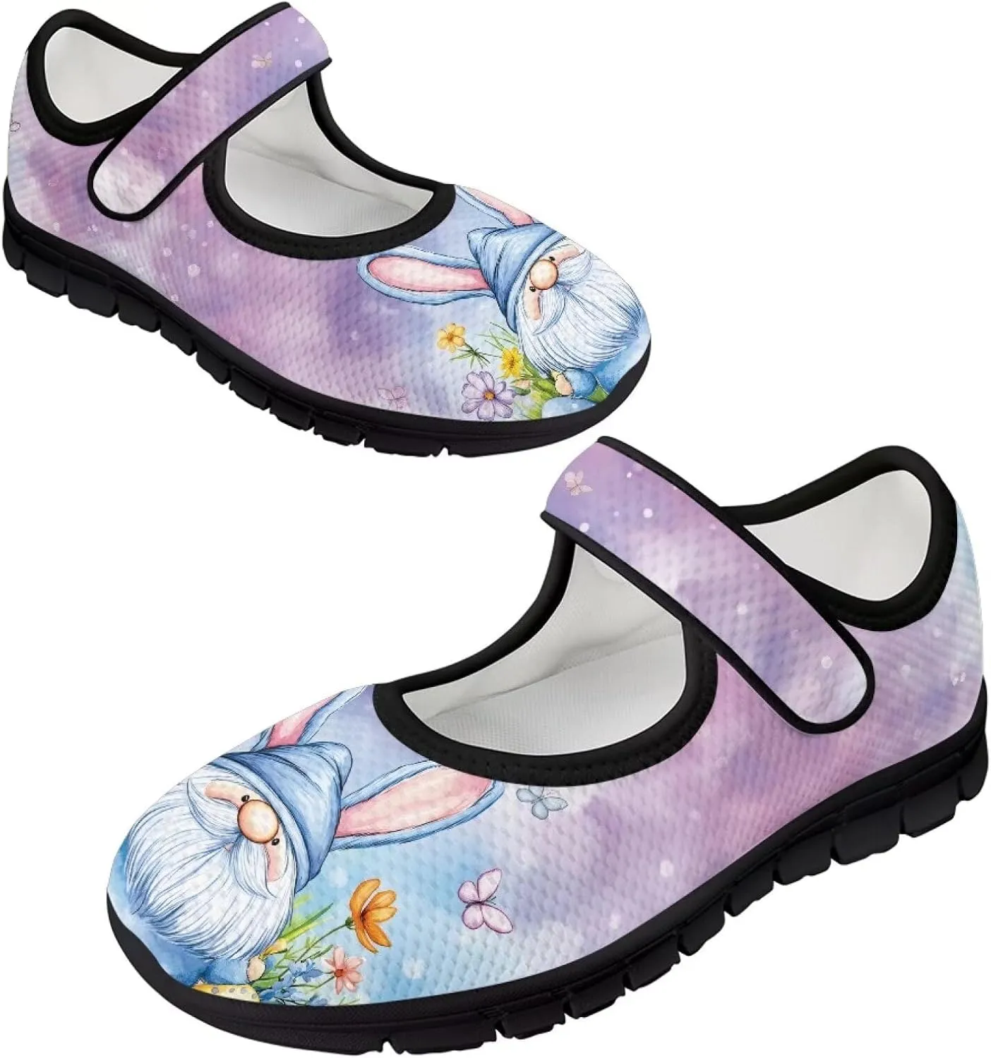 Binienty Mary Jane Shoes Women Wide Width Dress Flats Round Toe Non Slip Low Cut Casual Travel Shoes