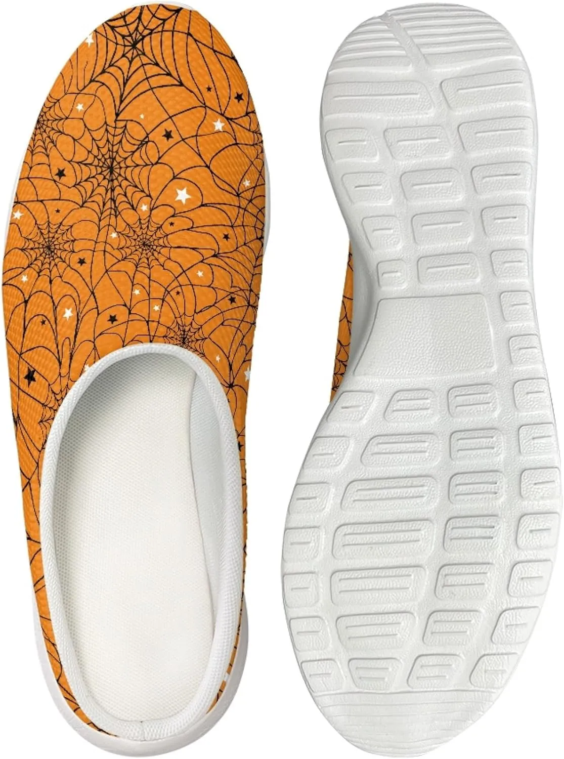 Boatee Women's Thick Bottom Slippers Blue Hibiscus Garden Clogs Sandals Bathroom Beach Sandals
