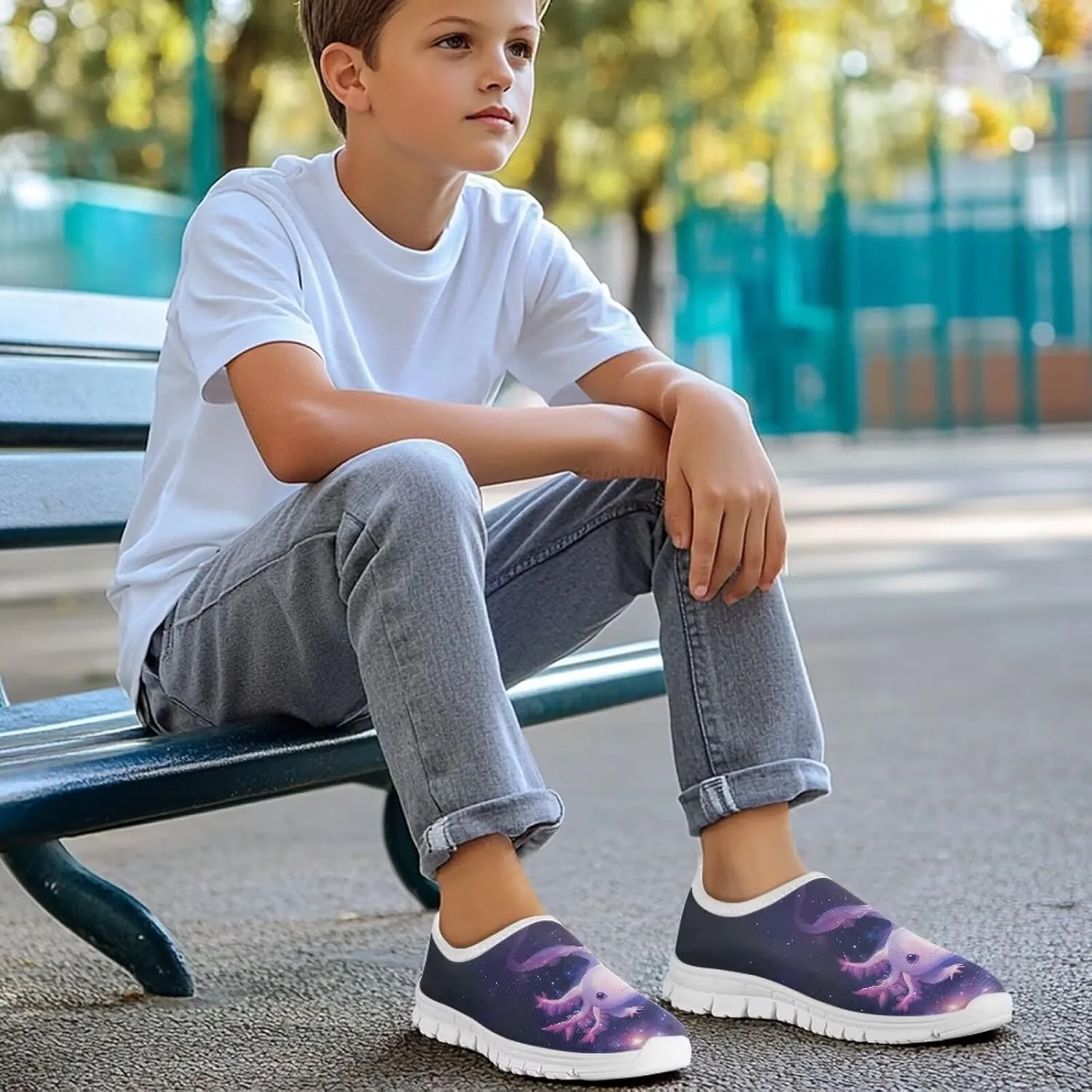 Boys Shoes,Girls Slip On Flats Sneaker Children Comfort Walking Shoes Wear Resistant Outdoor Sport Training Shoes