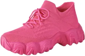 Breathable Mesh Y2K Chunky Platform Sneakers Height Increasing Comfort Support for Walking Running Travel Everyday Casual Wear Lightweight Stylish Design