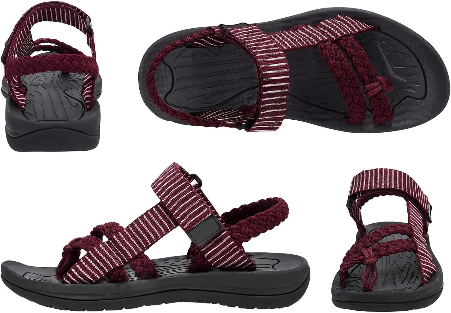 CAMEL CROWN Women's Hiking Sandals Comfortable Walking Sandals for Women Flip Flop Sandals Athletic Sport Sandals