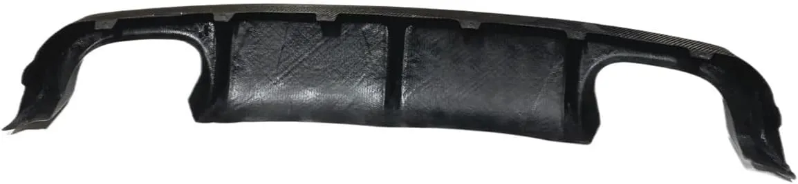 Carbon Fiber Rear Bumper Lip Diffuser Spoiler Car Diffuser Lip Compatible for BMW X5M F85 F86 X6 M X6M 2015-2018 Auto Part(Unpainted Black)