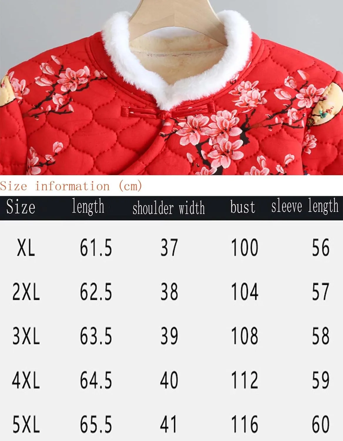 Chinese style Northeast large flower pattern thick cotton jacket retro women's Northeast short cotton jacket