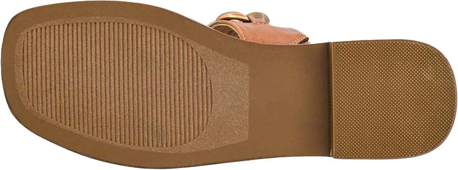 Corkys Footwear Womens Catch Flights Not Feelings Sandals - Comfort Meets Chic with Lightweight Feel and Chunky Chain Detail, Comfortable Cushion insoles