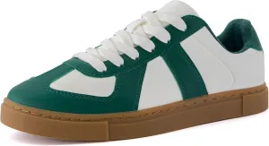 CUSHIONAIRE Women's Bailey lace up Sneaker  Comfort Foam, Wide Widths Available