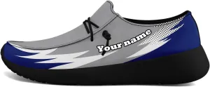 Custom Canvas Loafers for Men Women Print Name Image Logo Gift Slip On Light-Weight Comfortable Work Walking Boat Shoes