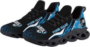 Custom Football Sneakers City Sports Slip-on Shoes Personalized Name Number, Gifts for Football Fans Men Women