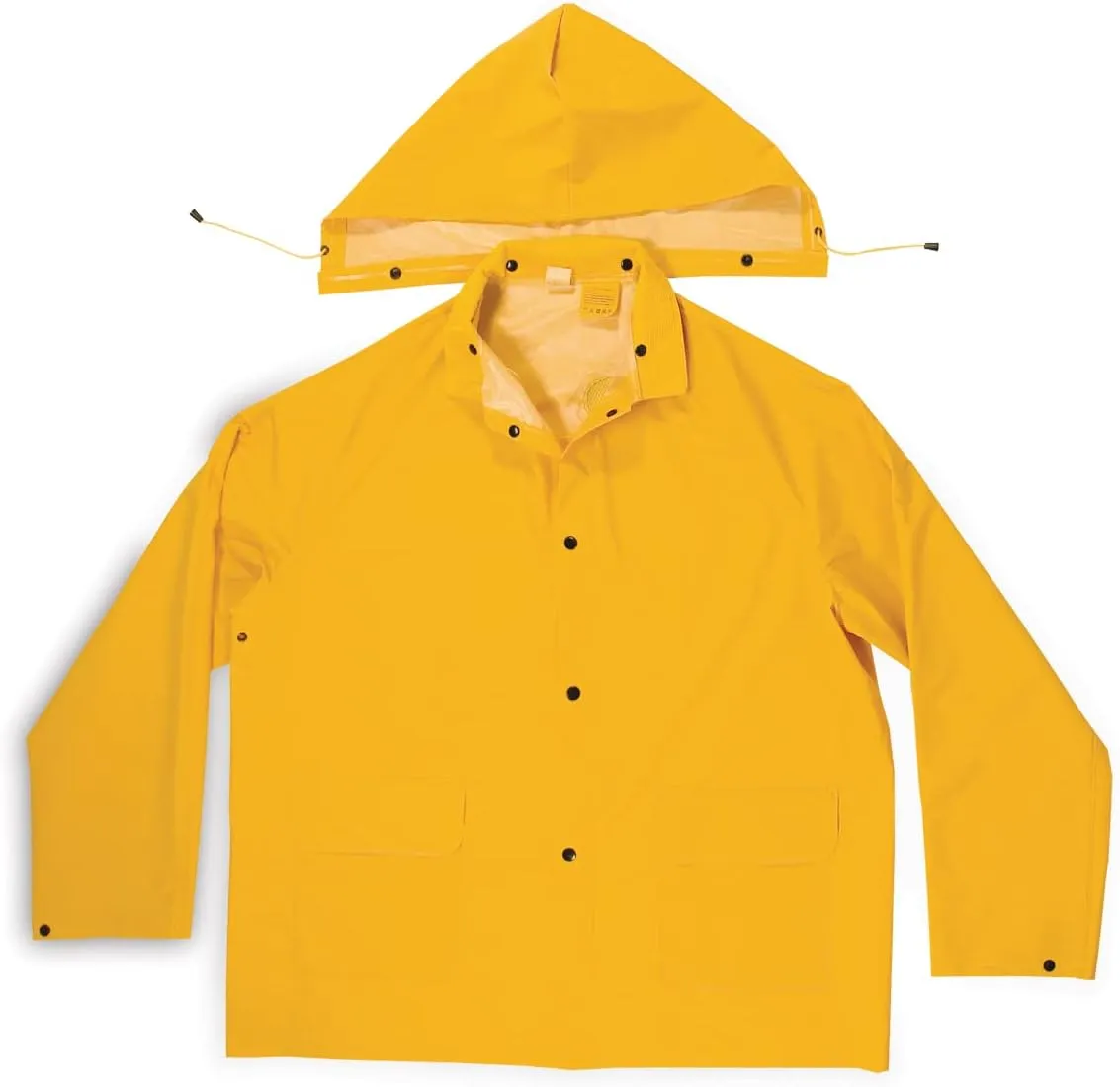 Custom Leathercraft mens Duty Clc 3 Piece Heavyweight Pvc Rain Suit Size X Large 872008, Yellow, X-Large US
