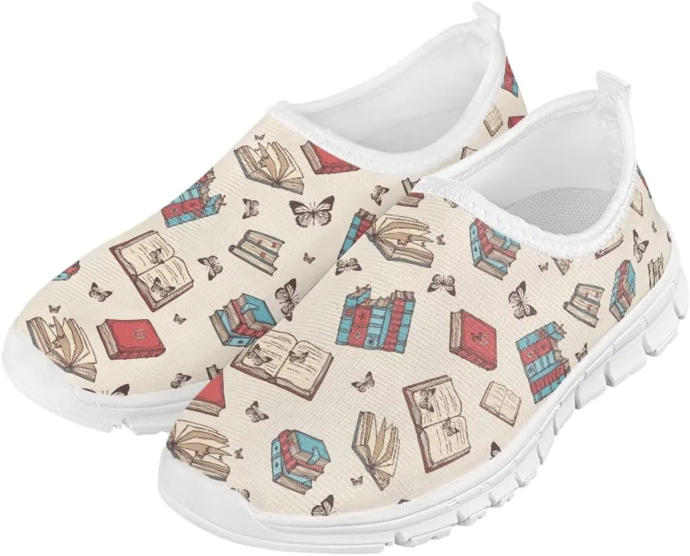 Cute Shoes for Girls Animal Themed Slip On Shoes Kids Wide Sneakers