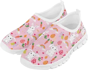 Cute Shoes for Girls Animal Themed Slip On Shoes Kids Wide Sneakers