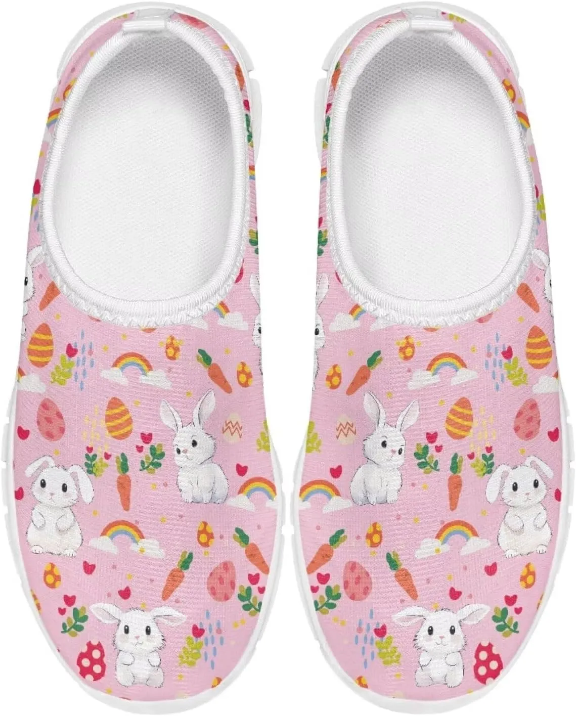 Cute Shoes for Girls Animal Themed Slip On Shoes Kids Wide Sneakers