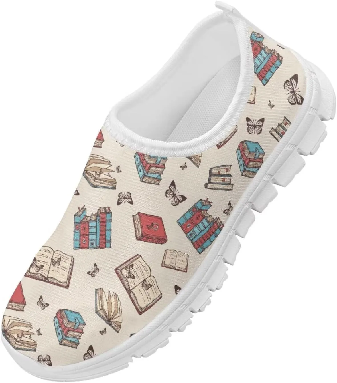 Cute Shoes for Girls Animal Themed Slip On Shoes Kids Wide Sneakers