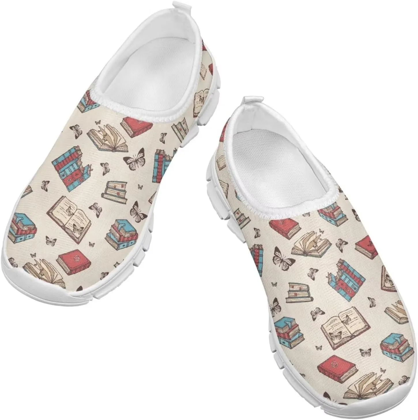 Cute Shoes for Girls Animal Themed Slip On Shoes Kids Wide Sneakers