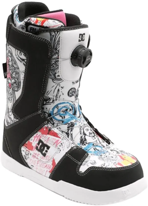 DC Shoes Men's AW Phase BOA Snowboard Boots - White/Black Print | 8