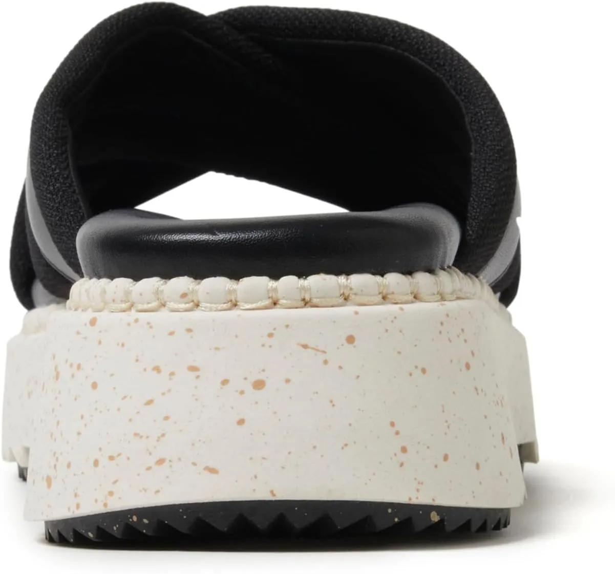 Dearfoams Women's Daisy Wedge Platform Slide Sandal