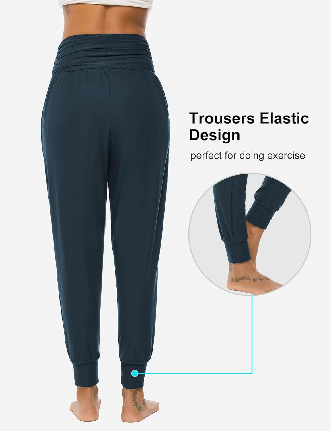 DIBAOLONG Womens Yoga Sweatpants Loose Workout Joggers Pants Comfy Lounge Pants with Pockets