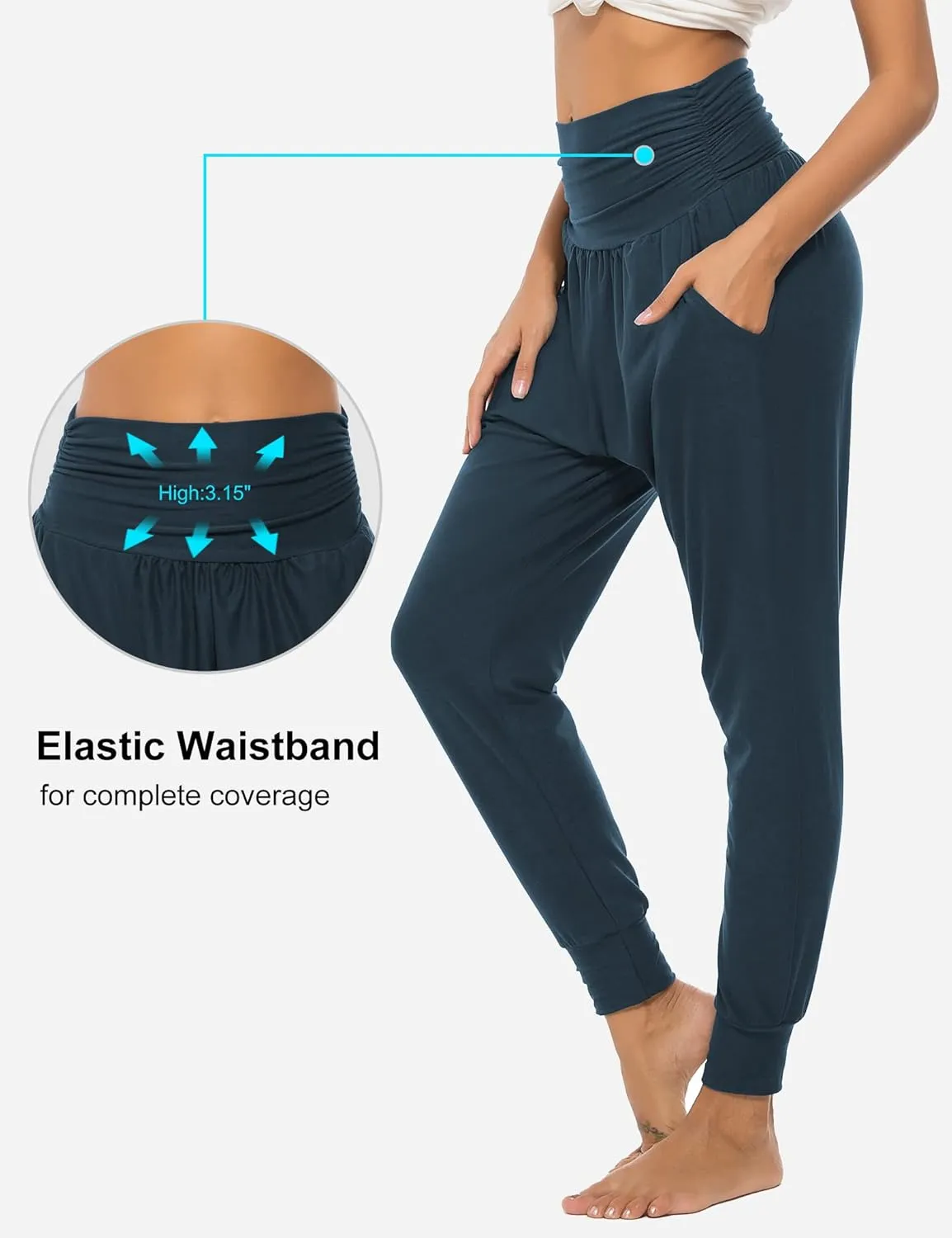DIBAOLONG Womens Yoga Sweatpants Loose Workout Joggers Pants Comfy Lounge Pants with Pockets