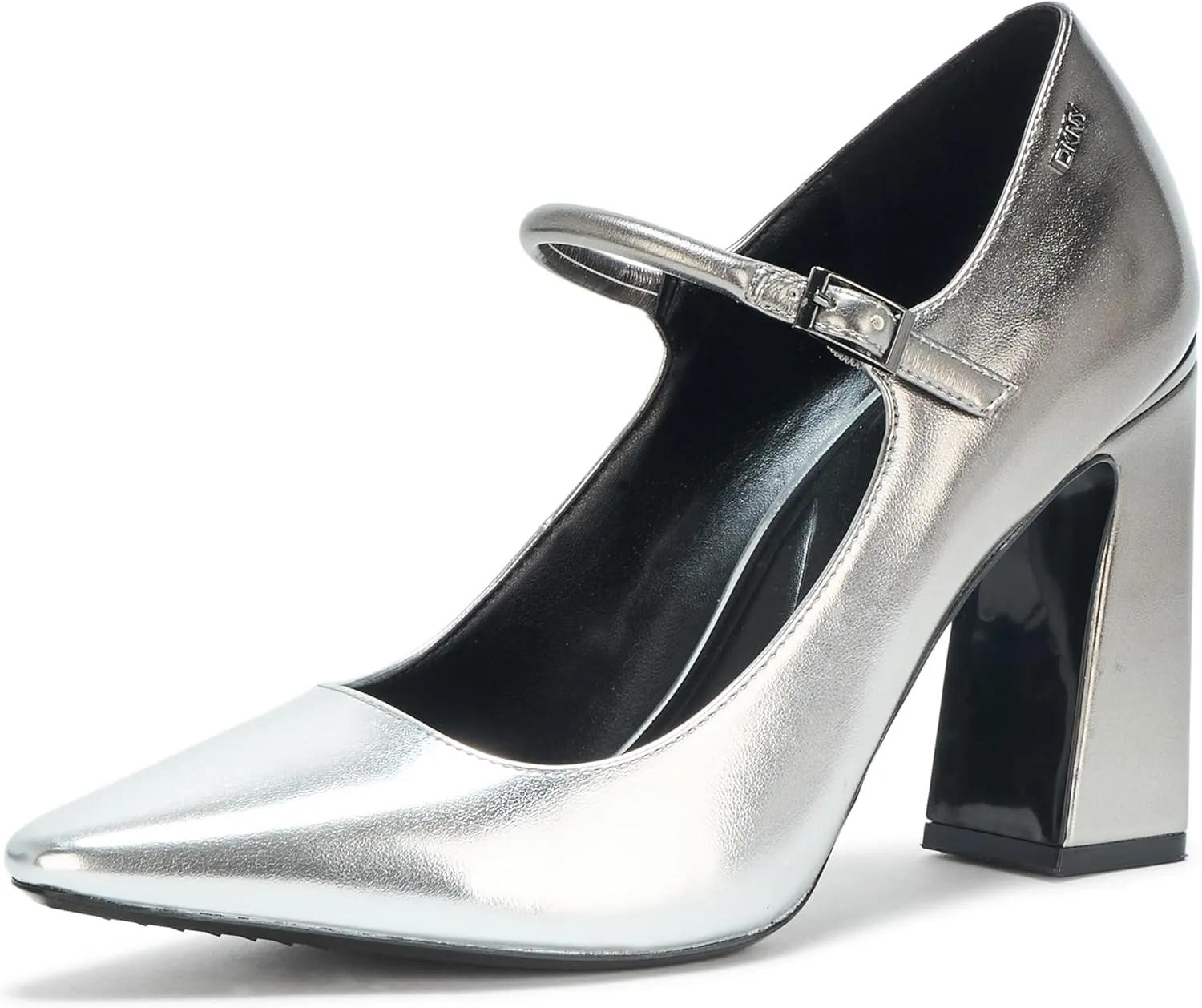 DKNY Women's Spruce Evening Closed Toe Mary Jane Block Heel Heeled Sandal