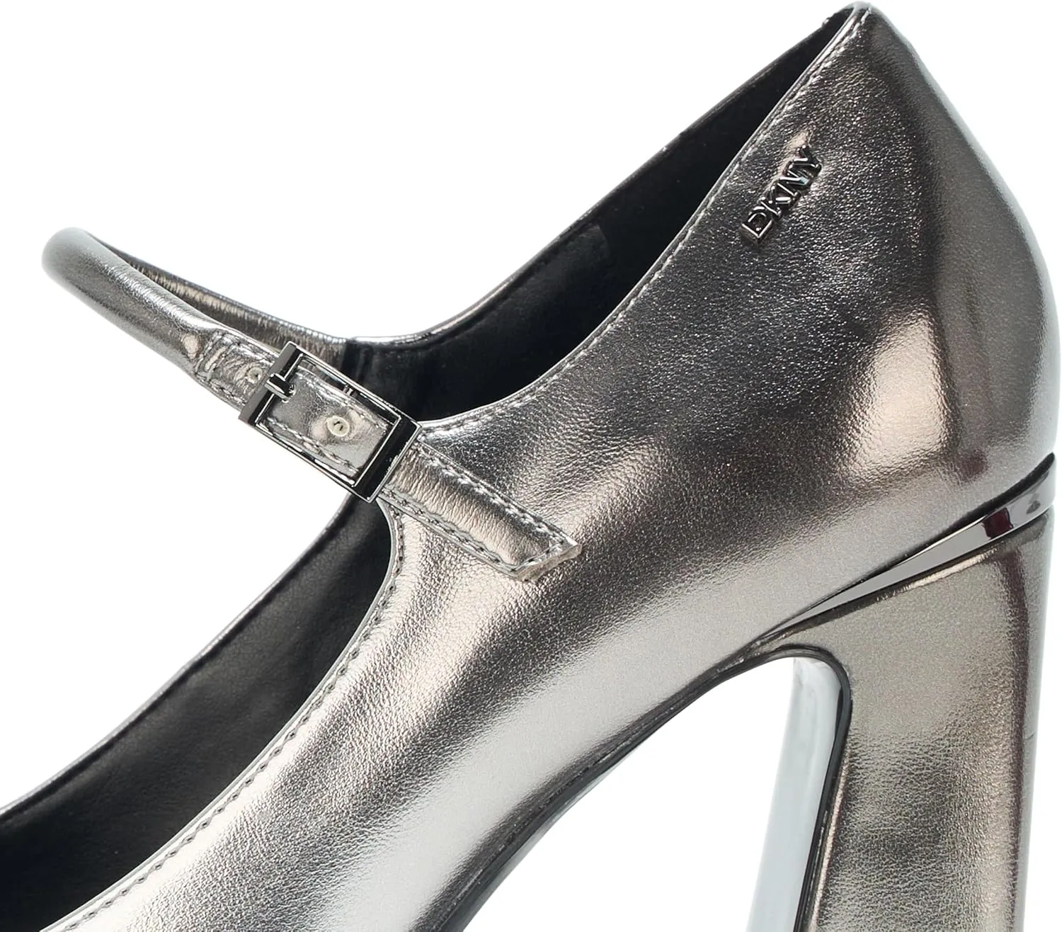 DKNY Women's Spruce Evening Closed Toe Mary Jane Block Heel Heeled Sandal
