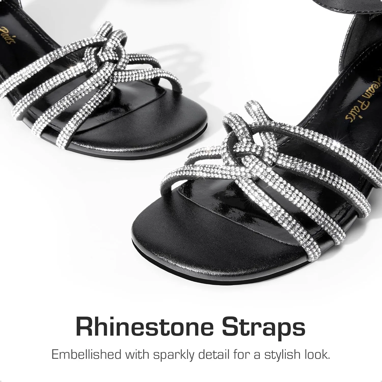 DREAM PAIRS Girls Dress Shoes Sandals Low Heels Ankle Strap Flower Wedding Party Shoes for Little Kid/Big Kid