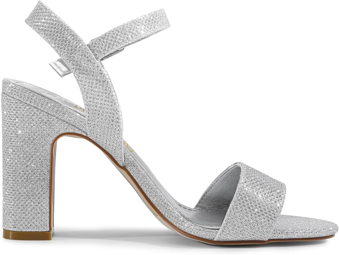DREAM PAIRS Women's Chunky Heels Open Toe Ankle Strap High Block Comfy Dress Heel Sandals Pumps Shoes