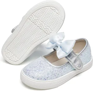 Felix & Flora Toddler/Little Kid Girls Running Shoes Glitter Sneakers Princess Fashion Casual Sports Shoes