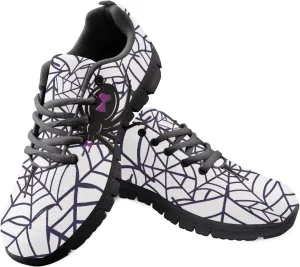 FKELYI Halloween Print Women Shoes Athletic Trainers Sneakers Sports Running Shoes Lace-up Walking Flats