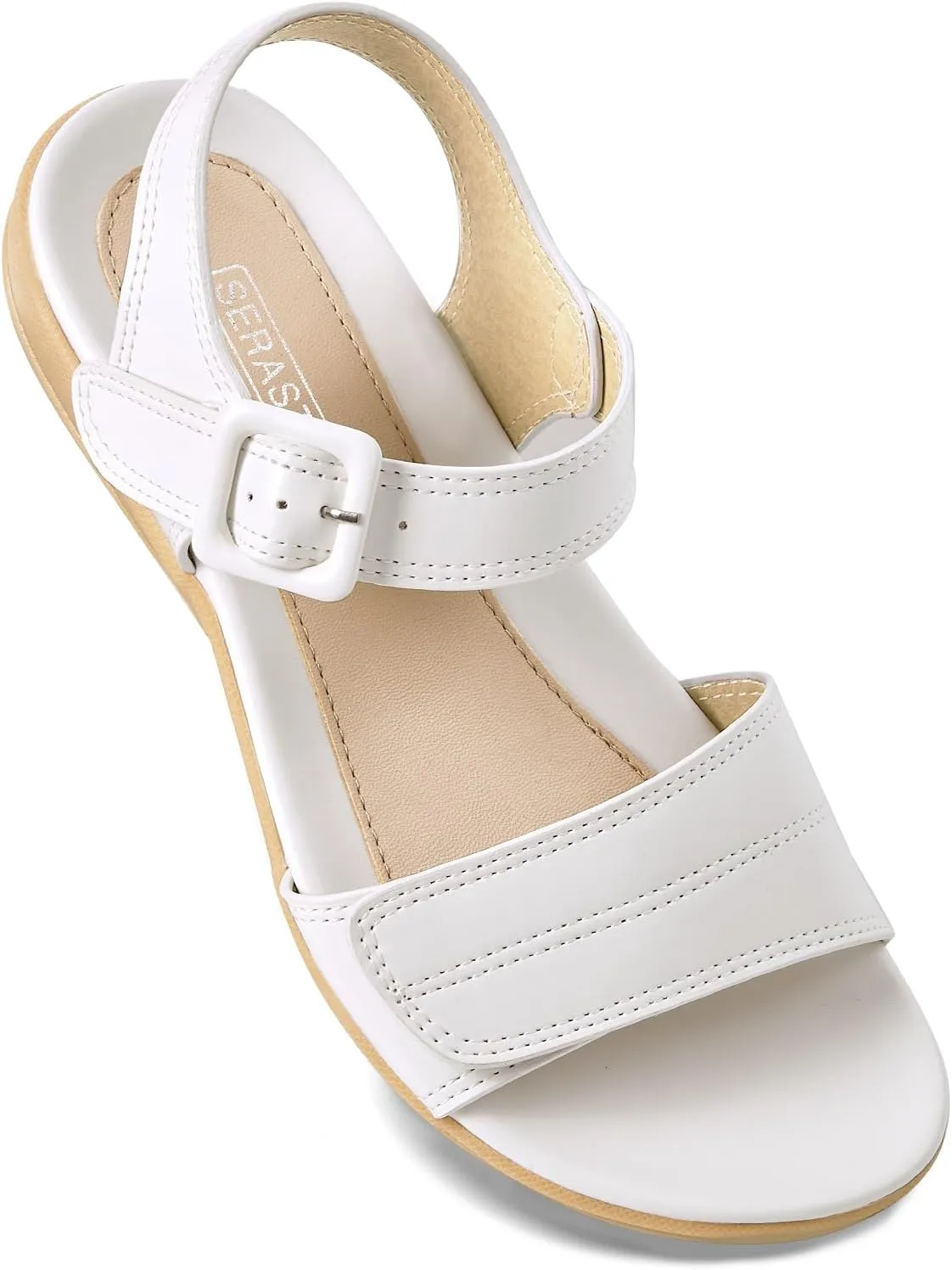 Flat Sandals for Women Dressy - Comfortable Walking Summer Womens Sandal