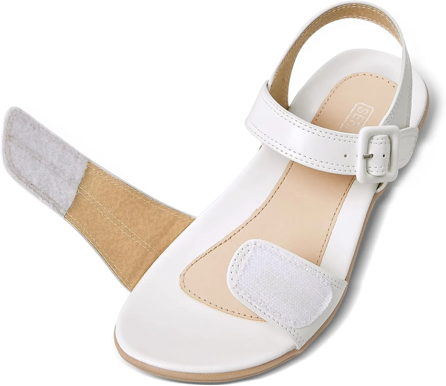 Flat Sandals for Women Dressy - Comfortable Walking Summer Womens Sandal