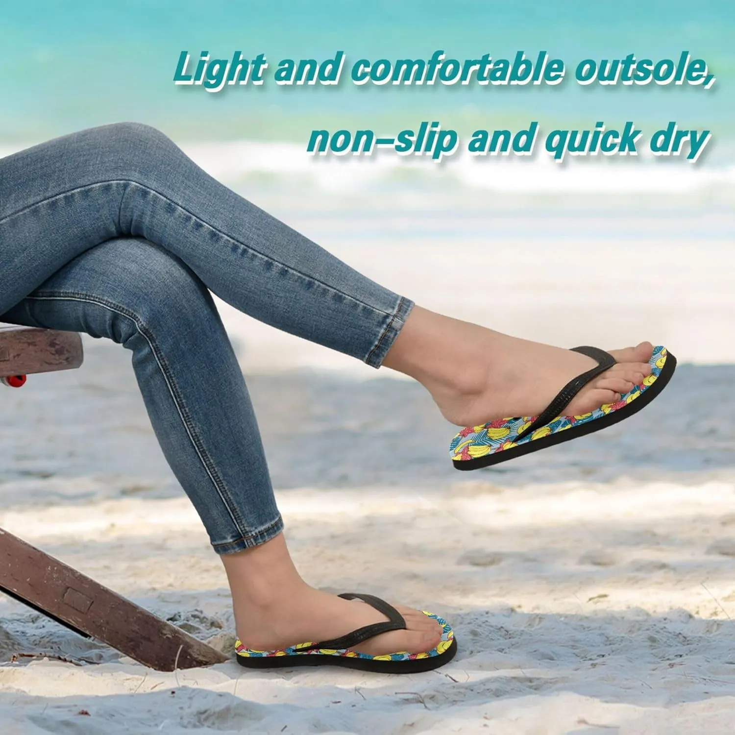 Flip Flops for Men Women Summer Sandals Bathroom Shower Shoes