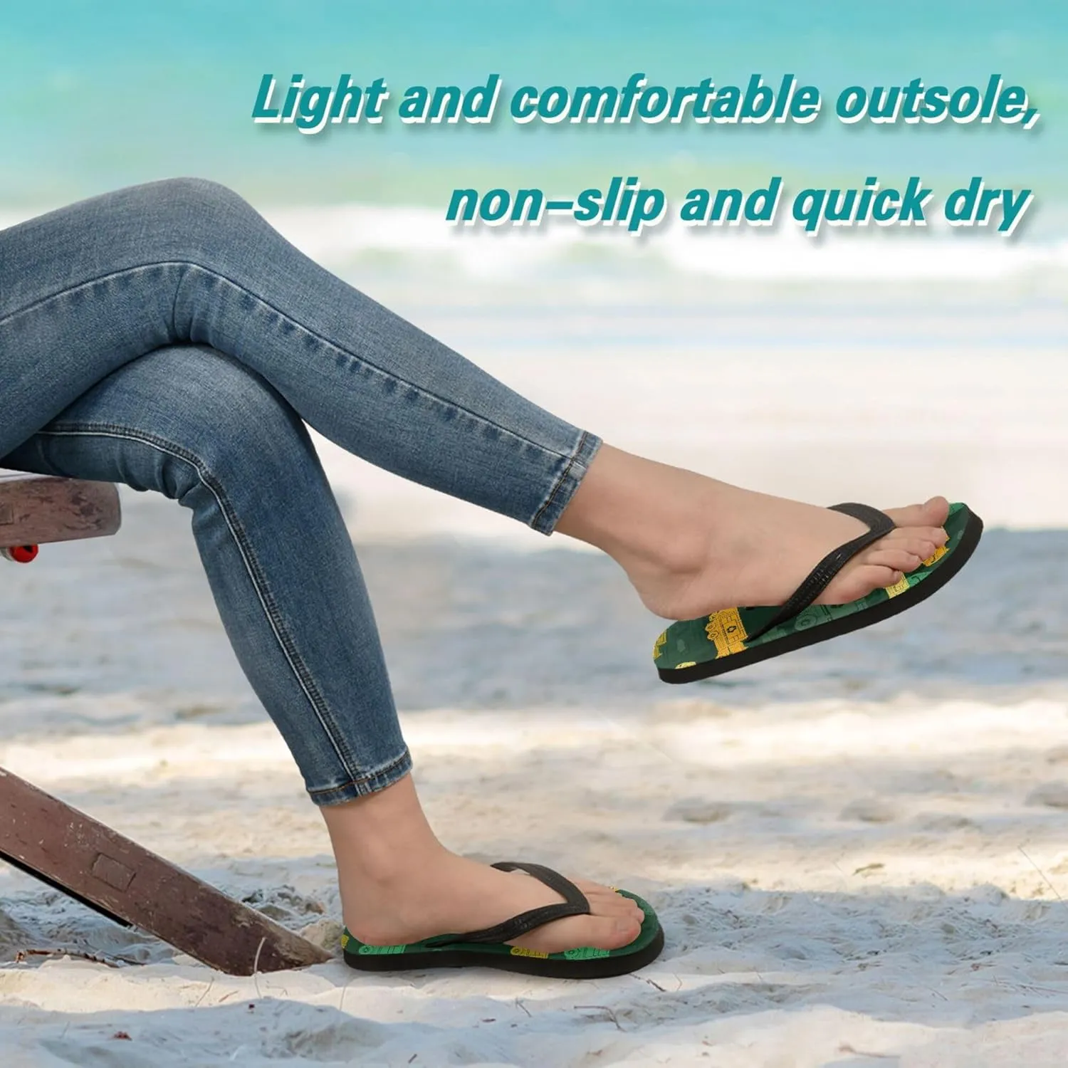 Flip Flops for Men Women Summer Sandals Bathroom Shower Shoes